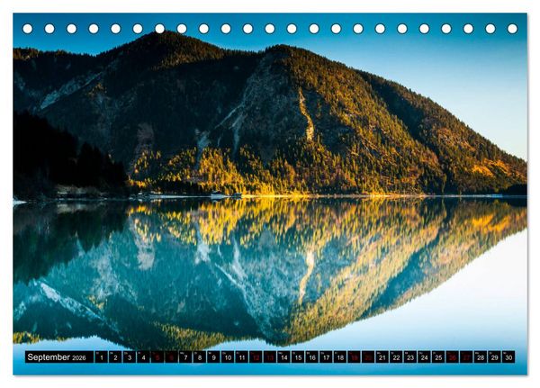 Produktbild: Berge. Alpenseen (Tischkalender 2026 DIN A5 quer), CALVENDO Monatskalender