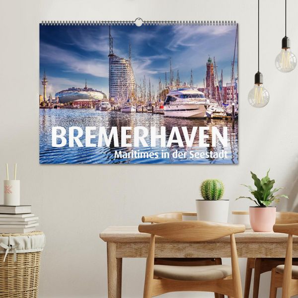 Produktbild: BREMERHAVEN Maritimes in der Seestadt (Wandkalender 2026 DIN A2 quer), CALVENDO Monatskalender