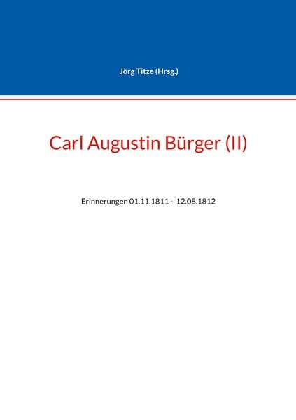 Produktbild: Carl Augustin B&uuml;rger (II)