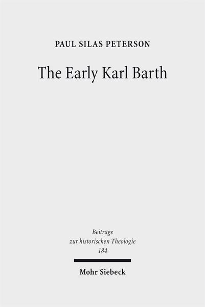 Produktbild: The Early Karl Barth