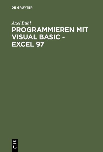 Produktbild: Programmieren mit Visual Basic - Excel 97
