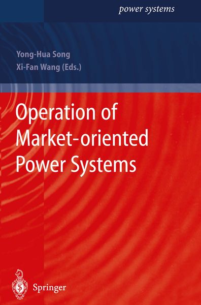 Produktbild: Operation of Market-oriented Power Systems
