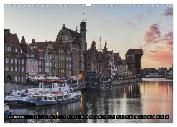 Produktbild: Ein Wochenende in Danzig (Wandkalender 2026 DIN A2 quer), CALVENDO Monatskalender