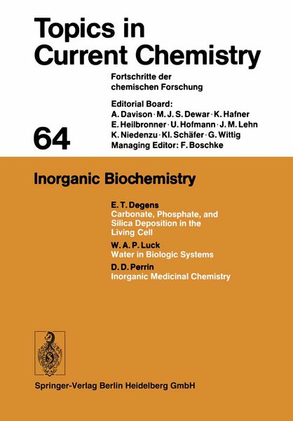 Produktbild: Inorganic Biochemistry