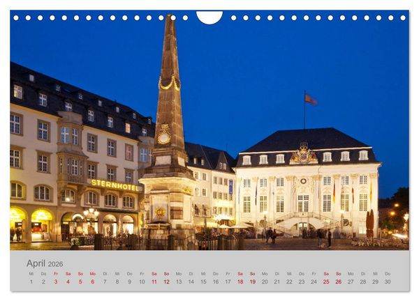 Produktbild: Bonn Die Stadt am Rhein (Wandkalender 2026 DIN A4 quer), CALVENDO Monatskalender