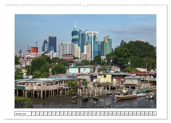 Produktbild: Panama - Faszinierende Kulturlandschaften (Wandkalender 2026 DIN A2 quer), CALVENDO Monatskalender