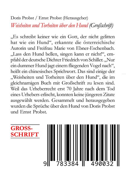 Produktbild: Weisheiten und Torheiten &uuml;ber den Hund