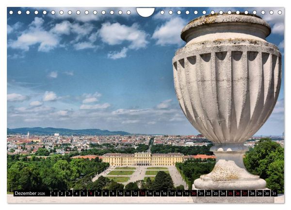 Produktbild: Wien - &Ouml;sterreichs charmante Hauptstadt (Wandkalender 2026 DIN A4 quer), CALVENDO Monatskalender