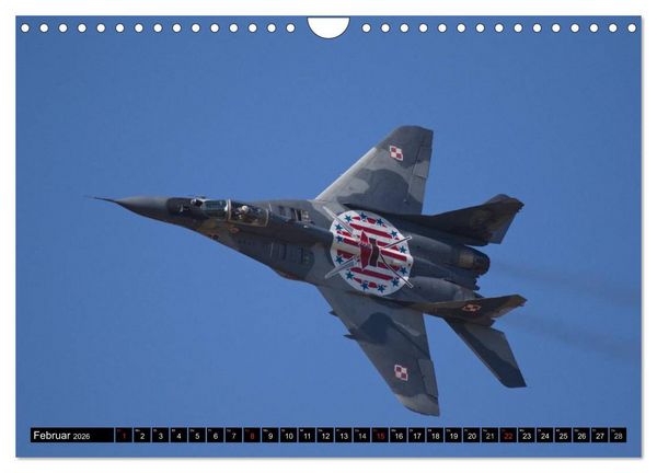 Produktbild: Augenblicke in der Luft: MiG-29 Fulcrum (Wandkalender 2026 DIN A4 quer), CALVENDO Monatskalender