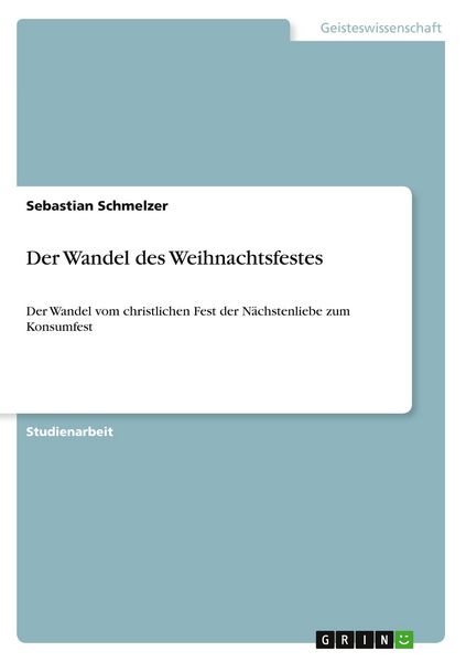 Produktbild: Der Wandel des Weihnachtsfestes