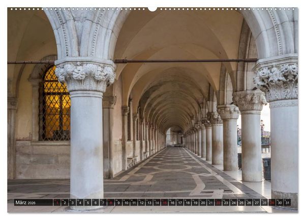 Produktbild: VENEDIG charmante Details (Wandkalender 2026 DIN A2 quer), CALVENDO Monatskalender
