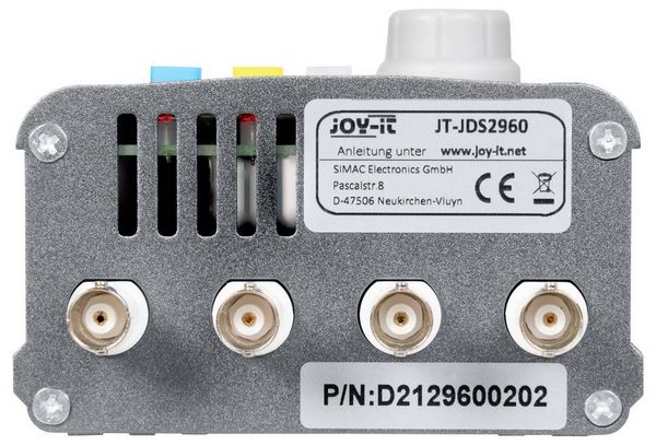 Produktbild: Joy-it JDS-2960-60MHz Funktionsgenerator netzbetrieben, Signalgenerator 0Hz - 60MHz 2-Kanal Arbitr&auml;r, Dreieck, Lorentzkurve, Puls