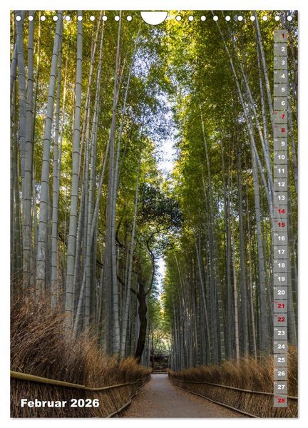 Produktbild: DER ZAUBER JAPANS Faszinierende Impressionen (Wandkalender 2026 DIN A4 hoch), CALVENDO Monatskalender