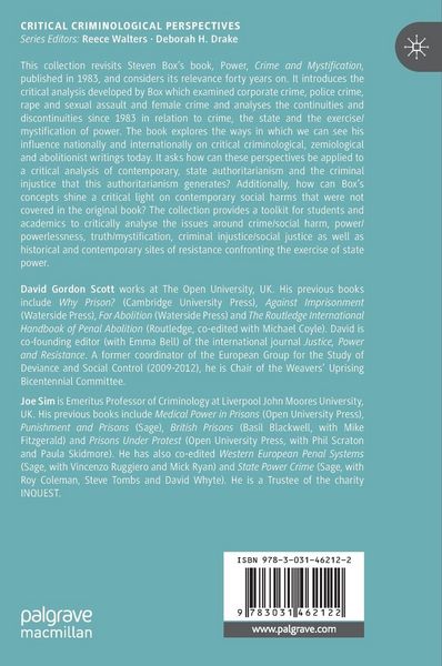 Produktbild: Demystifying Power, Crime and Social Harm