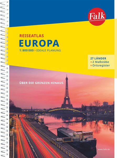 Produktbild: Falk Reiseatlas Europa 1:800.000