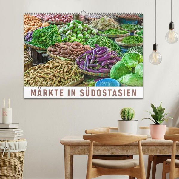 Produktbild: M&auml;rkte in S&uuml;dostasien (Wandkalender 2027 DIN A2 quer), CALVENDO Monatskalender