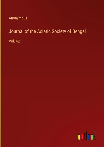 Produktbild: Journal of the Asiatic Society of Bengal