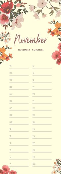 Produktbild: Geburtstagskalender Floral