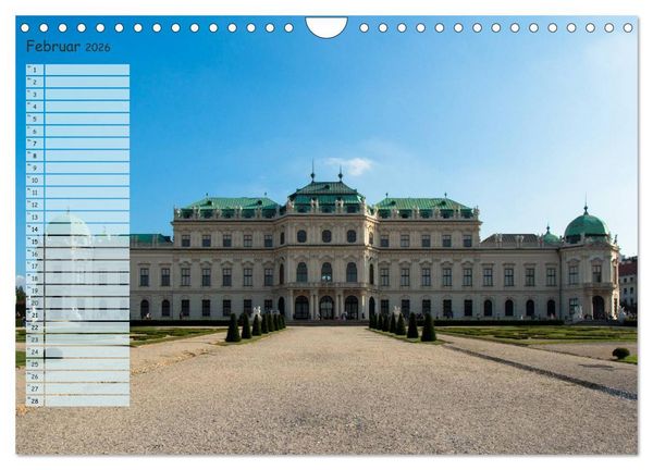 Produktbild: Wien f&uuml;r Liebhaber und Interessierte (Wandkalender 2026 DIN A4 quer), CALVENDO Monatskalender