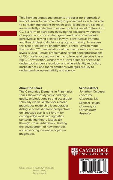 Produktbild: Pragmatics, (im)politeness, and intergroup communication