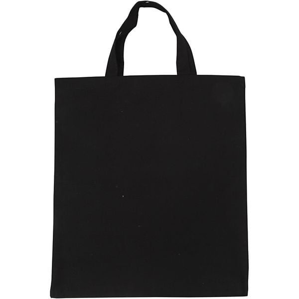 Produktbild: Creativ Company Tragetasche , Gr&ouml;&szlig;e 38x42 cm, 135 g, Schwarz, 1 Stk