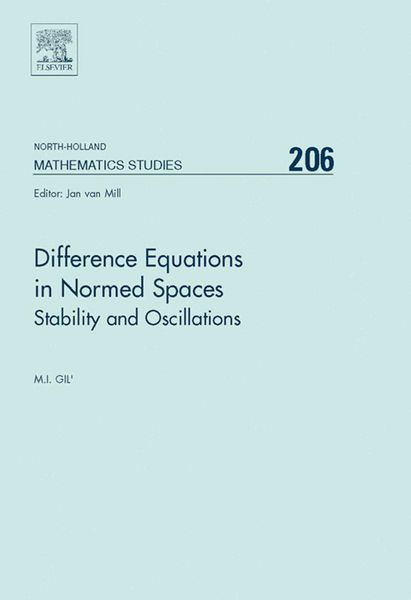Produktbild: Difference Equations in Normed Spaces