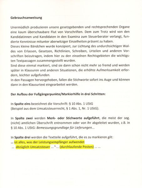 Produktbild: ABGABENORDNUNG & FGO D&uuml;rckheim-Markierhinweise/Fu&szlig;g&auml;ngerpunkte f&uuml;r das Steuerberaterexamen: D&uuml;rckheim'sche Markierhinweise