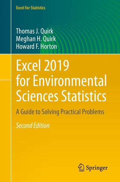 Produktbild: Excel 2019 for Environmental Sciences Statistics