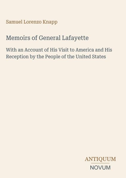 Produktbild: Memoirs of General Lafayette