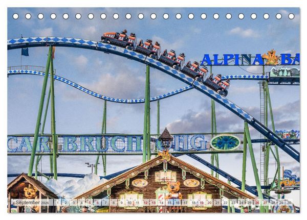 Produktbild: Kirmes Gl&uuml;ck (Tischkalender 2026 DIN A5 quer), CALVENDO Monatskalender