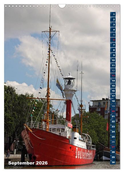 Produktbild: Emden - Sehenswertes der Seehafenstadt (Wandkalender 2026 DIN A3 hoch), CALVENDO Monatskalender