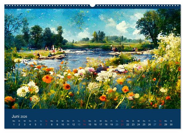 Produktbild: Das Geheimnis der Geduld (hochwertiger Premium Wandkalender 2026 DIN A2 quer), Kunstdruck in Hochglanz