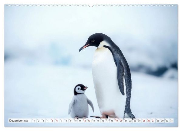 Produktbild: M&uuml;tterherzen im wilden Tierreich (hochwertiger Premium Wandkalender 2026 DIN A2 quer), Kunstdruck in Hochglanz