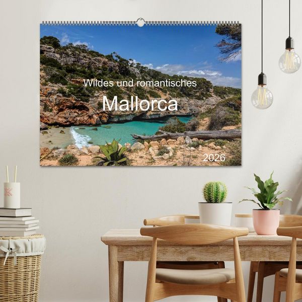 Produktbild: Wildes und romantisches Mallorca (Wandkalender 2026 DIN A2 quer), CALVENDO Monatskalender