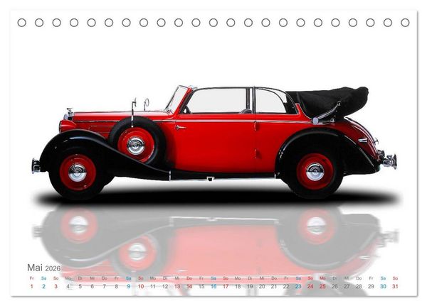 Produktbild: Zeitlose &Auml;sthetik Oldtimer-Fotografien von Wolf Kloss (Tischkalender 2026 DIN A5 quer), CALVENDO Monatskalender