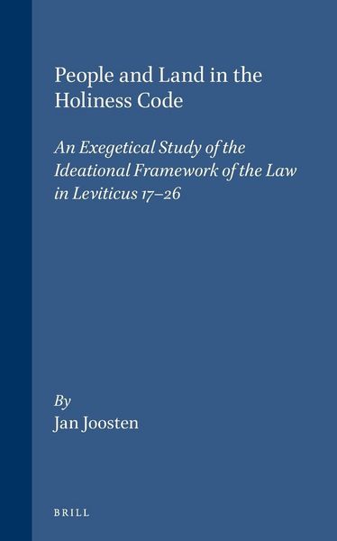 Produktbild: People and Land in the Holiness Code
