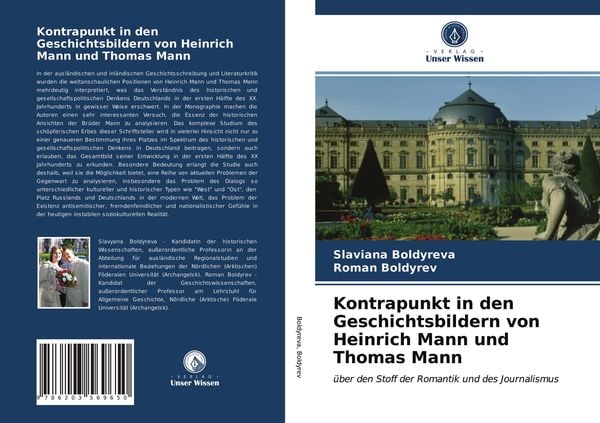 Produktbild: Kontrapunkt in den Geschichtsbildern von Heinrich Mann und Thomas Mann