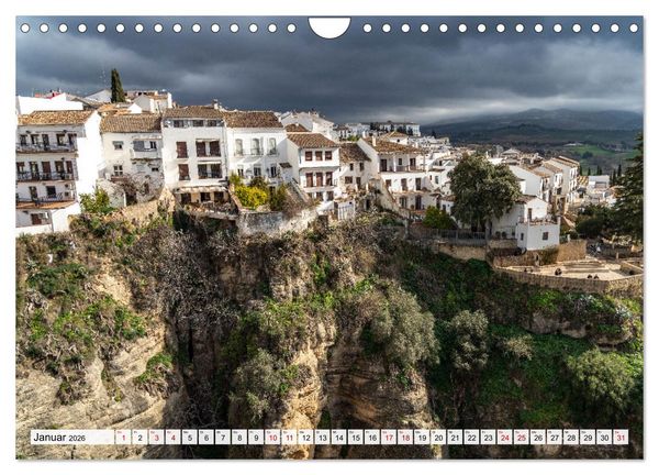 Produktbild: Andalusiens weisse D&ouml;rfer (Wandkalender 2026 DIN A4 quer), CALVENDO Monatskalender