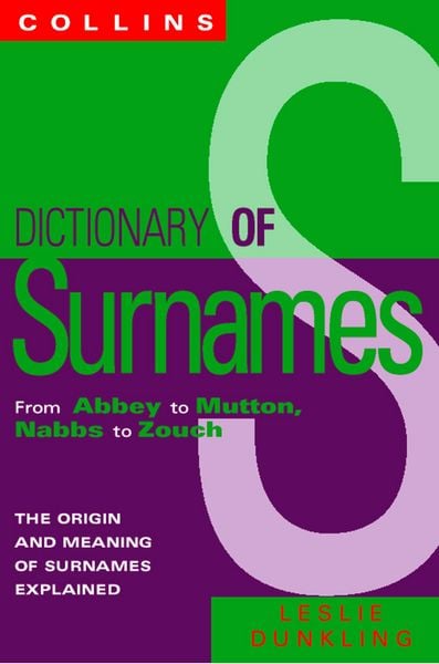 Produktbild: Collins Dictionary Of Surnames