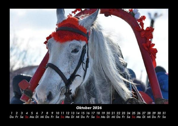 Produktbild: Pferdegefl&uuml;ster 2026 Fotokalender DIN A3