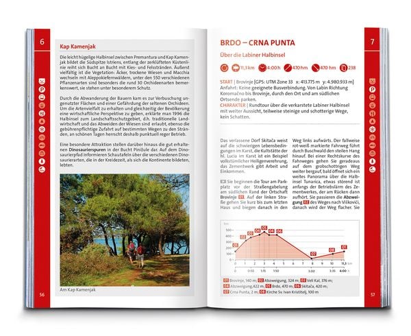 Produktbild: KOMPASS Wanderf&uuml;hrer Istrien mit Kvarner-Bucht, Krk, Rab, Cres und Losinj, 55 Touren