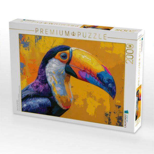 Produktbild: CALVENDO Puzzle Tiere im Pop-Art-Kleid | 2000 Teile Lege-Gr&ouml;&szlig;e 90x67cm Foto-Puzzle f&uuml;r gl&uuml;ckliche Stunden