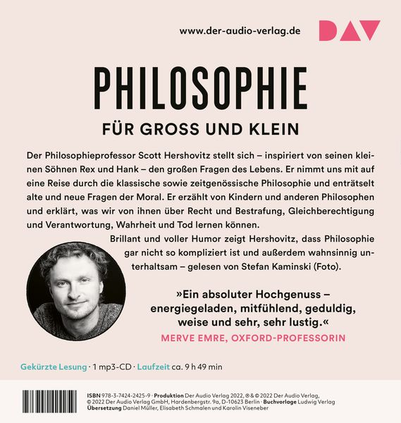 Produktbild: Der Sinn von allem &ndash; oder zumindest fast. &Uuml;berraschende Einsichten eines Philosophen