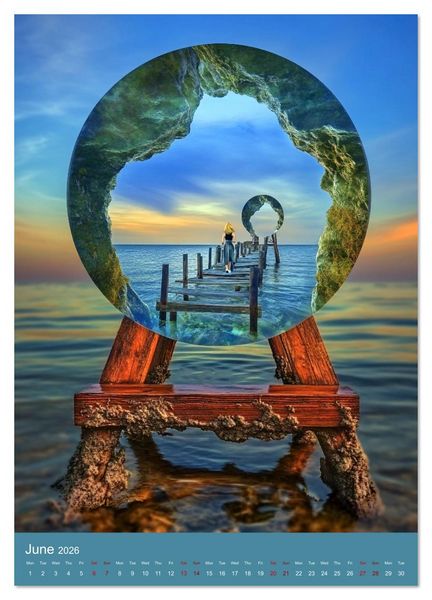 Produktbild: Fascinatingly Surreal (Wall Calendar 2026 DIN A3 portrait), CALVENDO 12 Month Wall Calendar