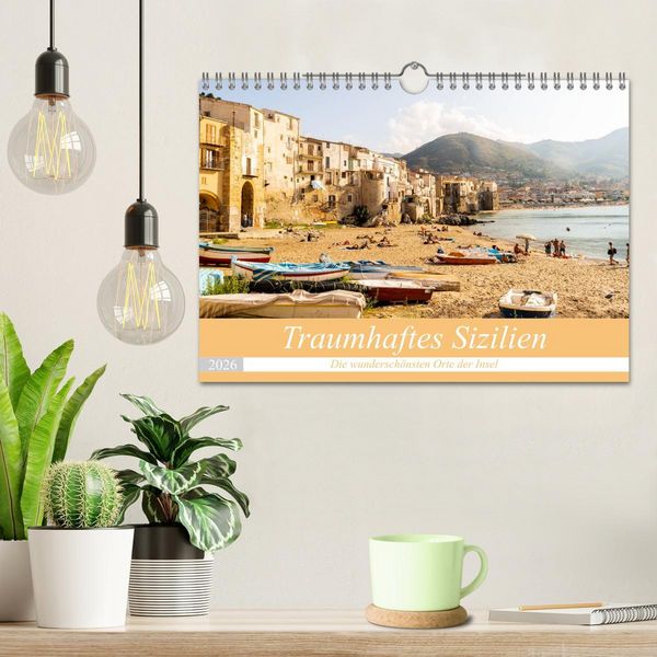 Produktbild: Traumhaftes Sizilien (Wandkalender 2026 DIN A4 quer), CALVENDO Monatskalender