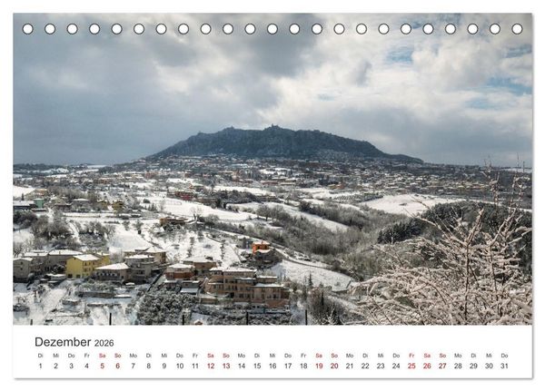 Produktbild: San Marino Die &auml;lteste Republik der Welt (Tischkalender 2026 DIN A5 quer), CALVENDO Monatskalender