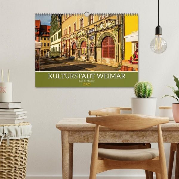 Produktbild: Kulturstadt Weimar - Stadt der Klassiker (Wandkalender 2026 DIN A3 quer), CALVENDO Monatskalender