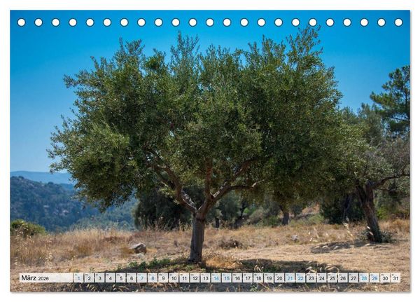 Produktbild: Rhodos - Traumhafter S&uuml;den (Tischkalender 2026 DIN A5 quer), CALVENDO Monatskalender