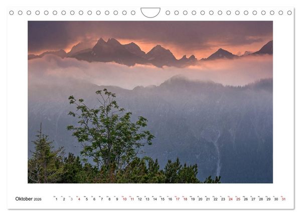 Produktbild: Naturwunder Bergwelt Fellhorn und H&ouml;rnergruppe (Wandkalender 2026 DIN A4 quer), CALVENDO Monatskalender