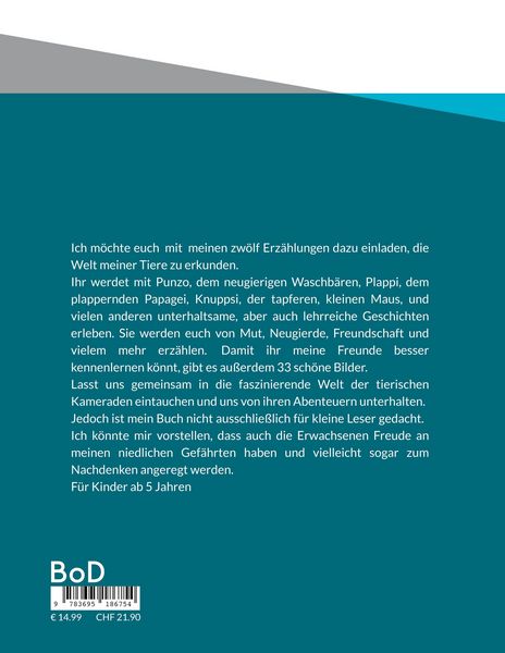 Produktbild: Der neugierige Waschb&auml;r Punzo und andere Tiergeschichten